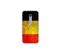 Coque en silicone Motorola Moto G 3ème - Drapeau Belgique