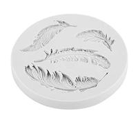Coque en silicone Moule à gâteau Chocolat plumes Forme Fondant Décoration Moule Outil