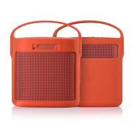 Coque en silicone moulé avec précision pour BOSE pour Soundlink Color II avec couverture complète des ports et ajustement précis (rouge)