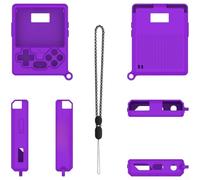 Coque en silicone moulé avec précision pour GKD Pixel 2 pour console de jeu portable Mini, ajustement et durabilité constants (nouveau violet)