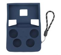 Coque en silicone moulé sur mesure pour ANBERNIC RG477V avec zones de boutons encastrées, ports de haut-parleur ouverts et fonctionnement du module NFC unimped (bleu foncé)