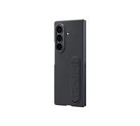 Coque en silicone noire avec lanière (+ film de protection anti-reflet) pour Galaxy Fold7