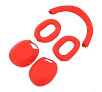 Coque en silicone non jaunissante pour Sony WH-1000XM5 conçue pour durer et intégrité après une utilisation prolongée Rouge