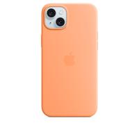Coque En Silicone Officielle Apple iPhone 15 Plus - Orange Sorbet