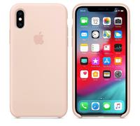 Coque En Silicone Officielle Apple iPhone XS - Sable Rose - Neuf