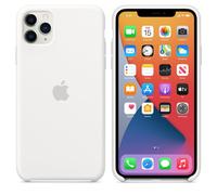 Apple Coque en Silicone (pour iPhone 11 Pro Max) - Blanc