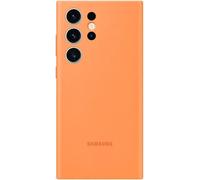 Coque En Silicone Officielle Samsung Galaxy S23 Ultra - Orange - Neuf
