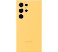 Coque En Silicone Officielle Samsung Galaxy S24 Ultra - Jaune - Neuf