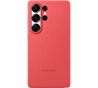 Coque En Silicone Officielle Samsung Galaxy S25 Ultra - Rouge - Neuf