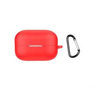 Coque en silicone optimisée pour Sony LinkBuds Clip WF-LC900 permettant une compatibilité totale avec les accessoires de charge (rouge)