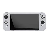 Coque en Silicone + poignées compatibles avec Switch OLED - FRTEC - FT1056 - Noir - Protection