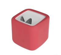 Coque en silicone pour 2 lecteurs audio, protection antidérapante et anti-chocs, ajustement parfait avec accès à tous les boutons, légère et portable (rouge)