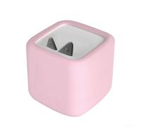 Coque en silicone pour 2 lecteurs audio, protection antidérapante et anti-chocs, ajustement parfait avec accès à tous les boutons, légère et portable (rose)