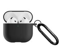 Coque en Silicone pour AirPods 4 avec Mousqueton en Métal Native Union Noir