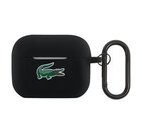 Coque en Silicone pour AirPods Pro 2 avec Mousqueton Lacoste Noir