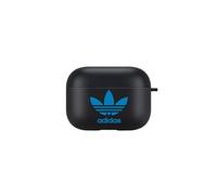Coque en silicone pour AirPods Pro-Logo d'adidas bleu-noir