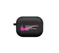Coque en silicone pour AirPods Pro-Logo de NIKE rose-noir