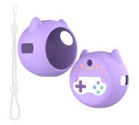 Coque en Silicone pour Animal Domestique, avec Cordon, Coque de Protection en Silicone Souple Anti-Chute, Protection d'écran et lanière, Jouet Virtuel Portable pour Animaux De Compagnie Coque