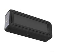 Coque en silicone pour Anker pour banque d'alimentation Prime 26K 300 W A110A avec support de broche Boucle d'angle Housse de chargeur portable 16,2 x 7,3 x 4 cm (noir)