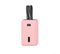 Coque en silicone pour Anker Zolo 20 000 mAh Power Bank - Coque souple anti-rayures pour voyage - Bouclier portable rose (rose)