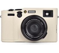 Coque en Silicone pour Appareil Photo Fuji X100 VI, Housse de Protection Ultra Fine en Caoutchouc Souple, Anti-Rayures Fine et légère pour Appareil Photo Fujifilm X100VI - Blanc Cassé