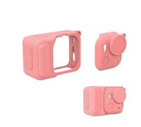 Coque en silicone pour appareil photo Insta360 GO Ultra, coque de protection avec capuchon d'objectif pour Insta360 GO Ultra (rose)