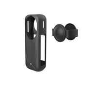 Coque en silicone pour appareil photo Insta360 X5 avec lentille anti-poussière en caoutchouc et corps d'objectif pour X5 Soft