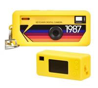 Coque en silicone pour appareil photo numérique Kodak Charmera (version boîte aveugle/boîte unique), découpes précises et protection anti-rayures - Appareil photo non inclus (jaune)