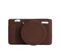 Coque en silicone pour appareil photo Sony ZV-1 avec design profilé pour un positionnement naturel et une stabilité de la main Marron