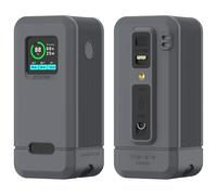 Coque en Silicone pour Banque d'alimentation Anker Prime A1336 (20000mAh 200W), Anti-Perte avec Trou pour vis 1/4 Pouce, et Compartiments de Stockage pour Carte TF/SIM et Aiguille d'éjection de Carte