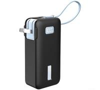 Coque en silicone pour batterie externe Anker Nano 10 000 mAh Noir