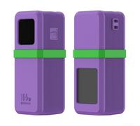 Coque en silicone pour batterie externe UGREEN Nexode 20 000 mAh 165 W, conçue pour protéger contre les rayures et la poussière tout en offrant un accès facile aux ports (violet)