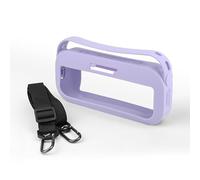 Coque en silicone pour Bose SoundLink Flex avec sac de rangement et cordon en nylon, étui de protection pour haut-parleur, 21 x 11 x 4,5 cm, compatible avec les haut-parleurs Bluetooth portables, noir