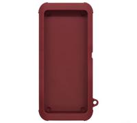 Coque en silicone pour calculatrice TI 84 Plus, offrant une protection douce au toucher contre les rayures et les chocs sans entraver l'utilisation des boutons (vin rouge)