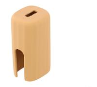 Coque en silicone pour casque Skullcandy 360, coque de protection légère avec bouton complet pour l'accès, design sécurisé (marron)