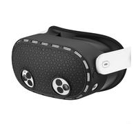 Coque en silicone pour casque VR Quest3S, protection efficace contre les rayures et les dommages accidentels (noir)