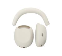 Coque en silicone pour casque WH-1000X Series antichoc et bandeau (ensemble de 2 pièces argent platine)
