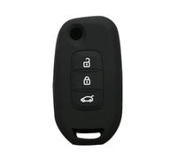 Coque en silicone pour clé de voiture R-enaut Sandero Captur Clio 5 Logan 2 Kadjar Arkana 2019 2020 2021-noir