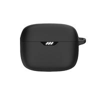 Coque en silicone pour écouteurs avec trou porte-clés - Protection complète en silicone antichoc - Compatible avec JBL-TUNE BEAM - Noir