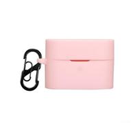 Coque en silicone pour écouteurs Sony WF-1000XM6 - Housse de protection souple anti-rayures et antichoc (rose)