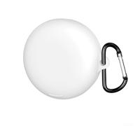 Coque en silicone pour écouteurs Soundcore Sleep A30 avec caractéristiques résistantes aux chocs et à la poussière, étui lavable offrant un ajustement sûr et un accès facile au port de charge (blanc)