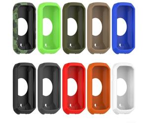 Coque en silicone pour Garmin Edge 1050, peau de protection souple avec découpes précises, coque légère et résistante aux chocs pour ordinateur GPS de cyclisme, option de couleur noire (blanc)