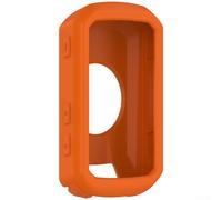 Coque en silicone pour Garmin Edge 850 offrant une protection fiable contre les chutes avec un matériau flexible qui absorbe les chocs (orange)