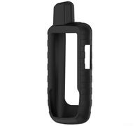 Coque en silicone pour Garmin GPSMAP 67i 66i - Résistant aux chocs - Cadre flexible - Accessoires de camping - Orange (noir)