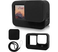 Coque en Silicone pour GoPro Hero 13 Black, 1 étui de Protection en Silicone + 1 Bouchon d'objectif pour GoPro Hero 13 Black d'accessoires Silicone Case Sleeve