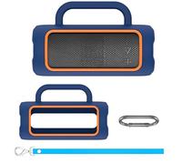 Coque en silicone pour haut-parleur Bluetooth portable JBL Grip, housse de protection souple pour voyage, étui de transport avec mousqueton et bandoulière (bleu)