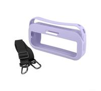 Coque en silicone pour haut-parleur Bose pour Flex offrant une résistance aux rayures et à l'usure avec alignement précis des ports et poignée (violet)