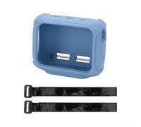Coque en silicone pour haut-parleur JBL GO 5, housse de protection avec sangle amovible, étui de transport portable, facile à fixer au vélo ou au sac (rose)