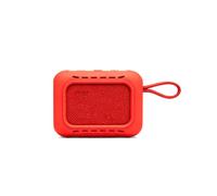 Coque en silicone pour haut-parleur JBL GO 5, protection intégrale antichoc en silicone souple pour haut-parleur JBL GO 5 (rouge)
