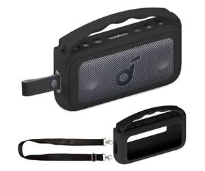 Coque en Silicone pour Haut-Parleur Portable sans Fil Soundcore Motion 300 Haute résolution, étui de Protection pour Haut-Parleur Motion 300 (Noir)